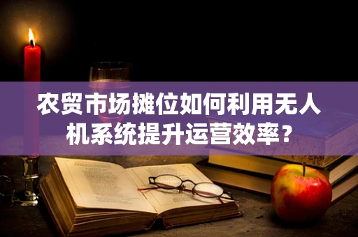 农贸市场摊位如何利用无人机系统提升运营效率？