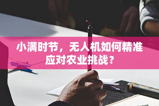 小满时节，无人机如何精准应对农业挑战？