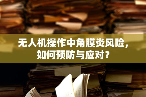 无人机操作中角膜炎风险，如何预防与应对？