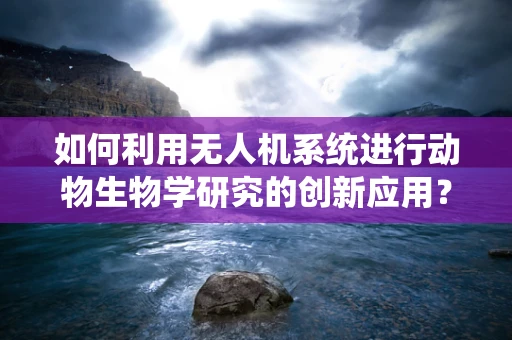 如何利用无人机系统进行动物生物学研究的创新应用？