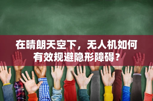 在晴朗天空下，无人机如何有效规避隐形障碍？