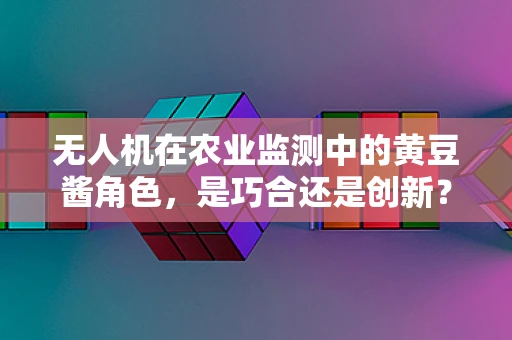 无人机在农业监测中的黄豆酱角色，是巧合还是创新？