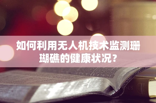 如何利用无人机技术监测珊瑚礁的健康状况？