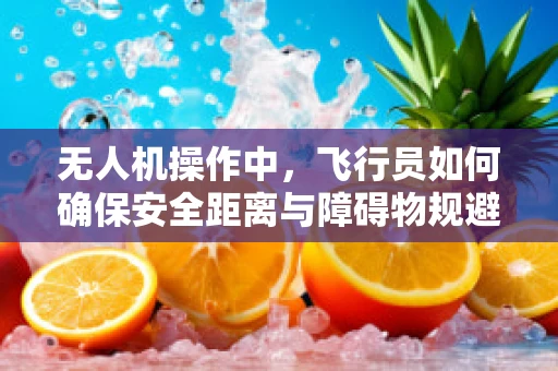 无人机操作中，飞行员如何确保安全距离与障碍物规避？